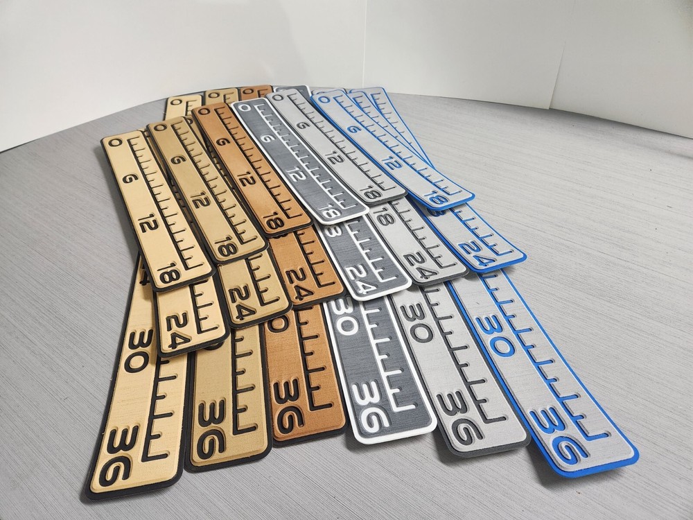 EVA Foam Fish Ruler 3M adhesive