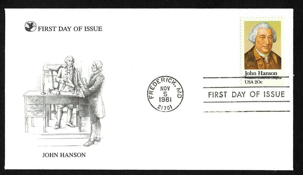 #1941 20c John Hanson - Reader's Digest FDC