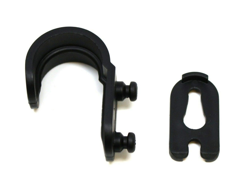 2 Pack Mailbox Plastic Latch Set Repair Kit for Solar Group Mail Box Black