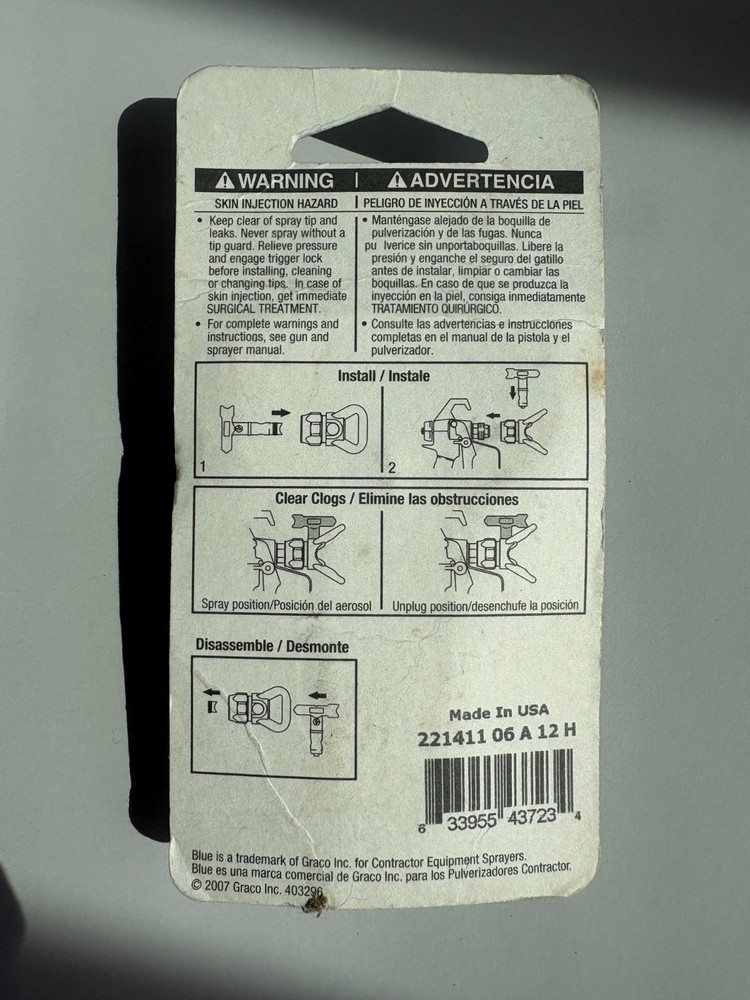 Graco RAC IV Switch Tip 411