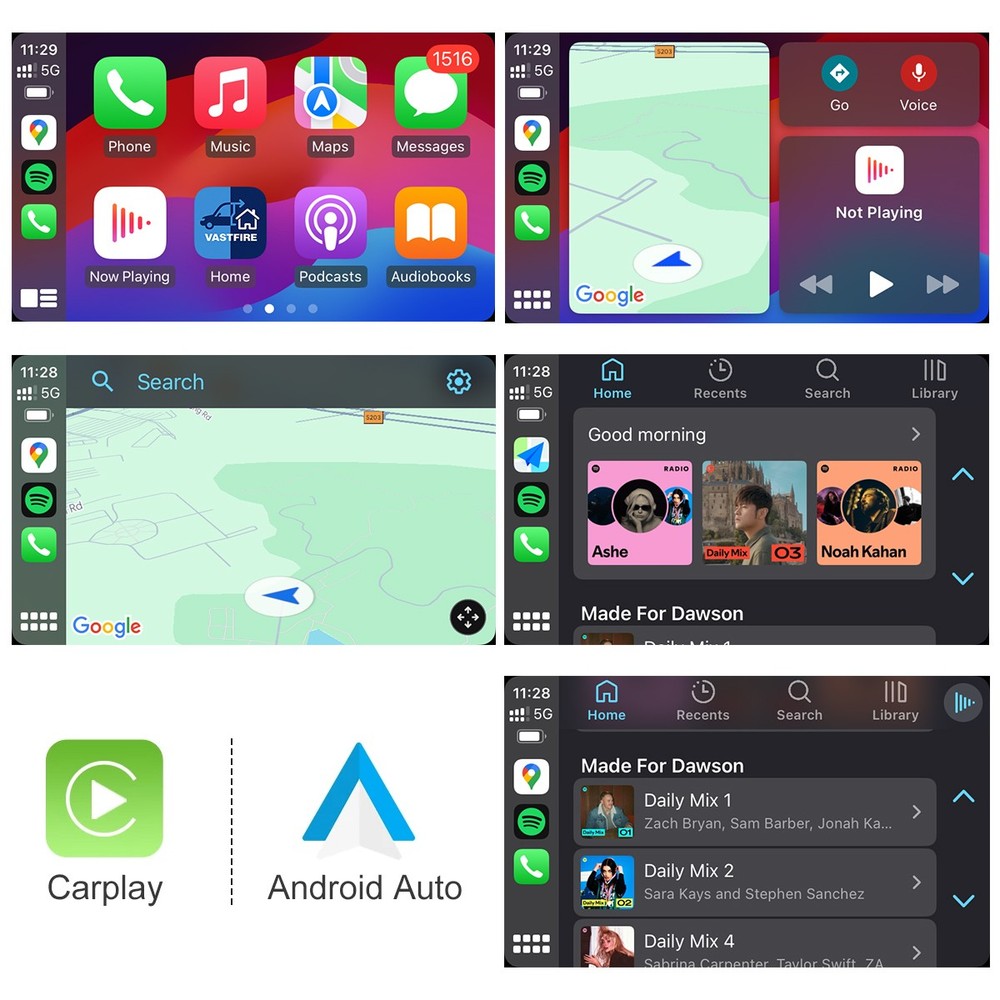 Wireless Carplay Android Auto For Land Rover Discovery Sport 2015-2019 8" Screen