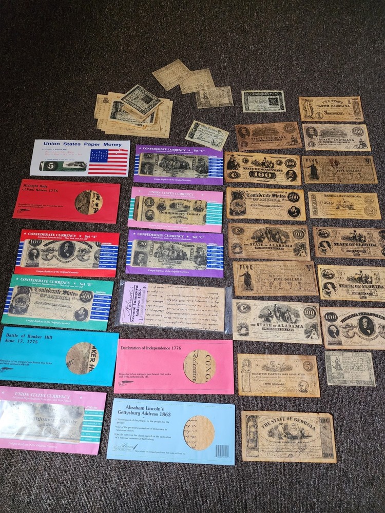 Documentos Históricos Y Billetes De Los Estados Unidos 🇺🇲