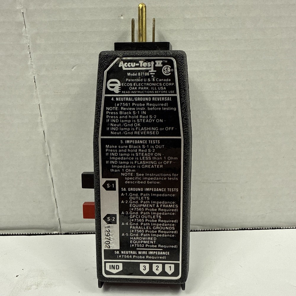 Accu-Test II 7106 AC Outlet Tester