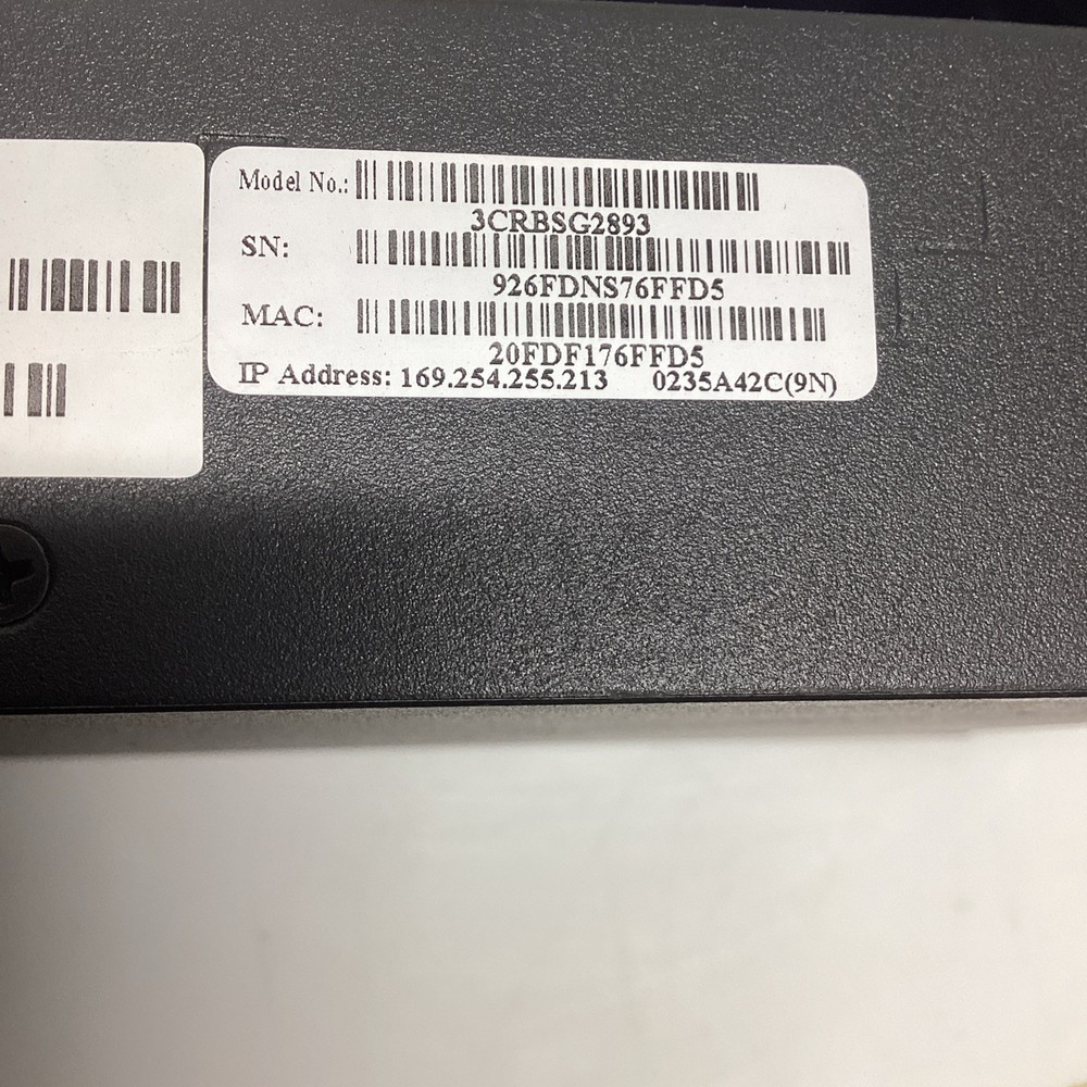 3Com Baseline Switch 2928-SFP Plus-3CRBSG2893. T-684