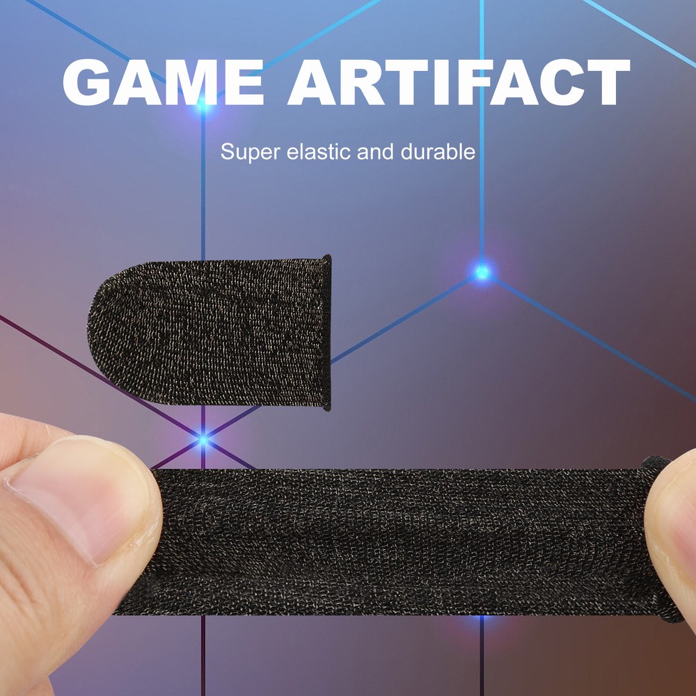 Lot Touch Screen Gaming Finger Sleeve Mobile Game Controller Sweatproof Gloves