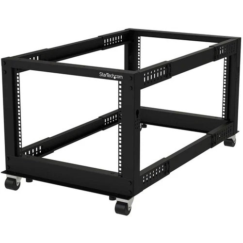 Startech 4POSTRACK8U 8U OPEN FRAME SERVER RACK 4 POST NETWORK AV EQUIPMENT RACK
