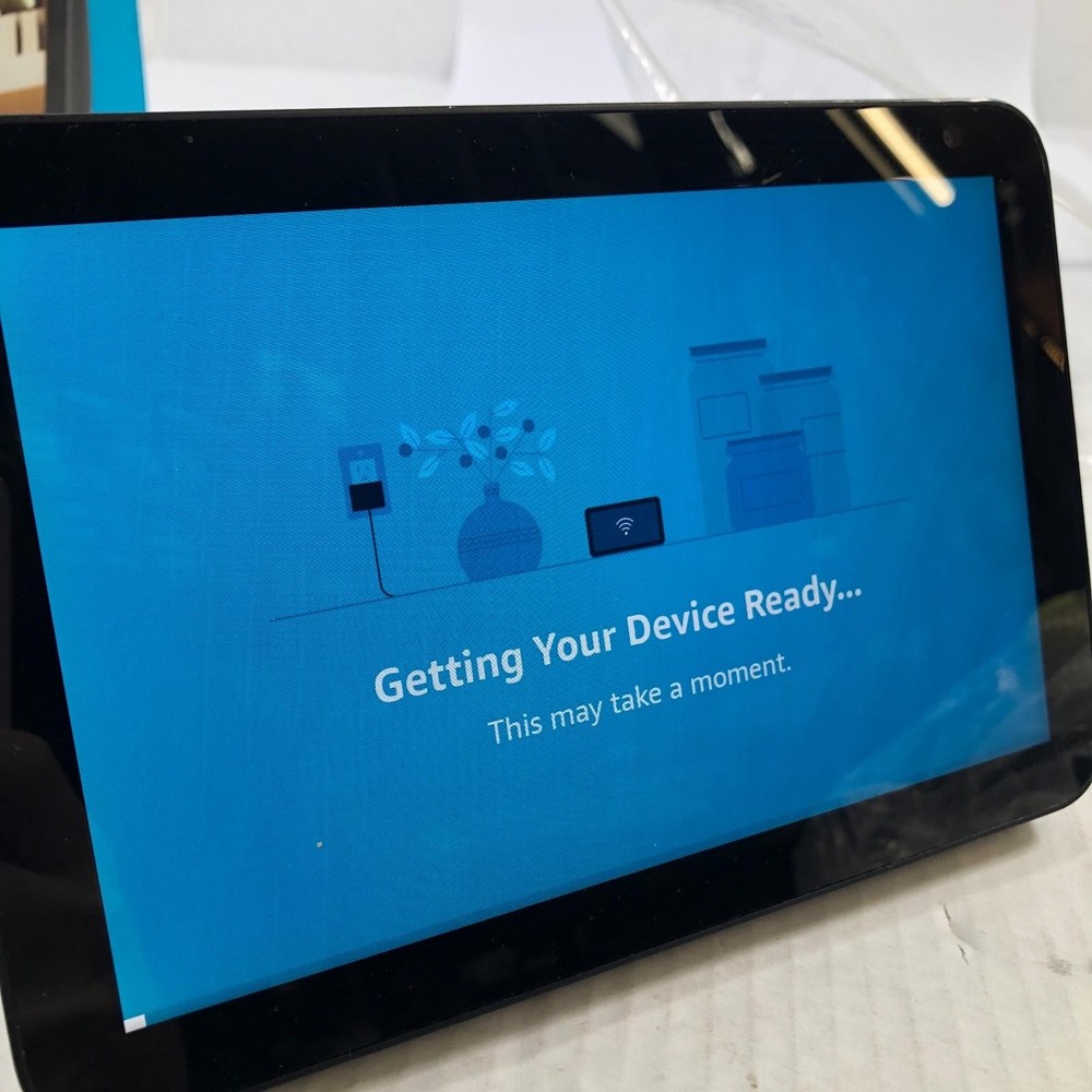 Burnt Pattern Amazon Echo Show 8 1st Gen C7H6N3 Smart Speaker Display White