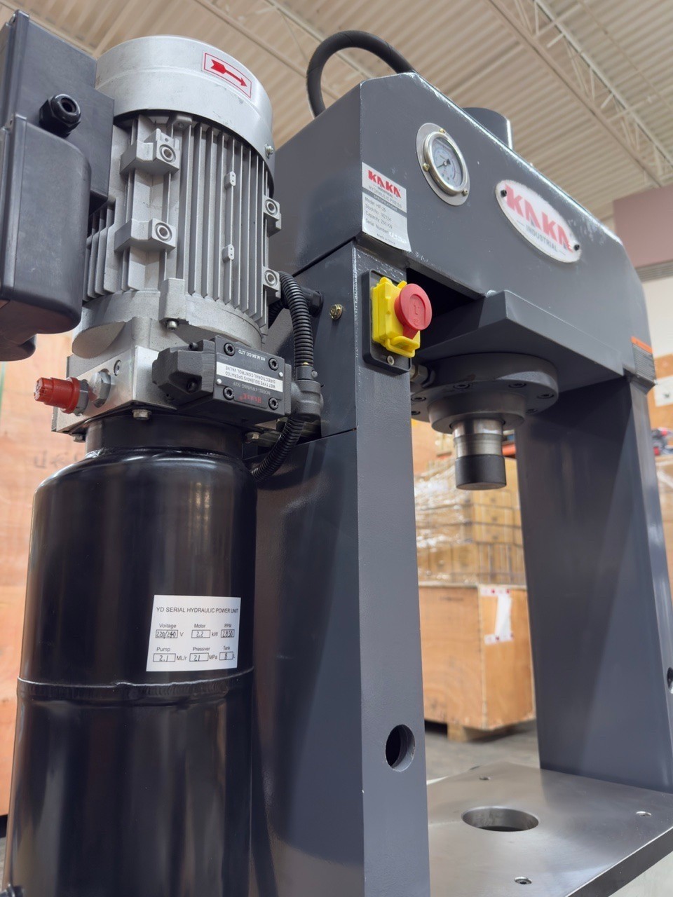 Hydraulic Press, 25-Ton H-Frame Hydraulic Shop Press HP-25 (Not brand new)