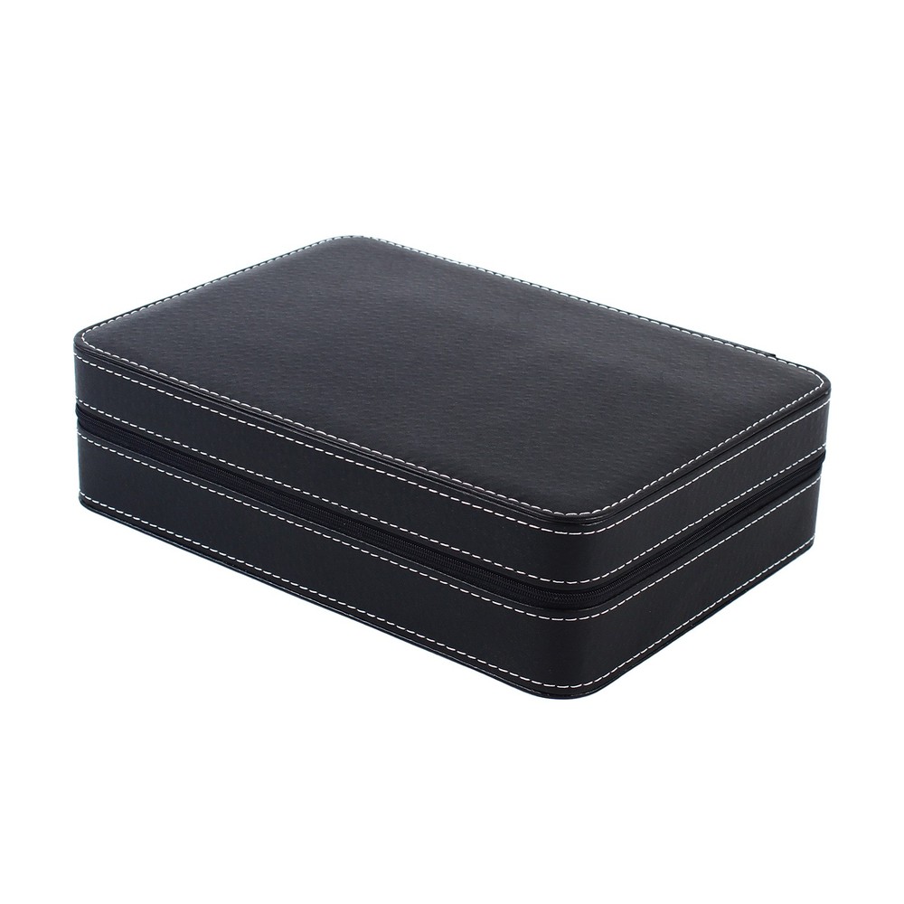 New Multiple Sizes Watch Display Case Storage Box Case | Leather Rounded Corner