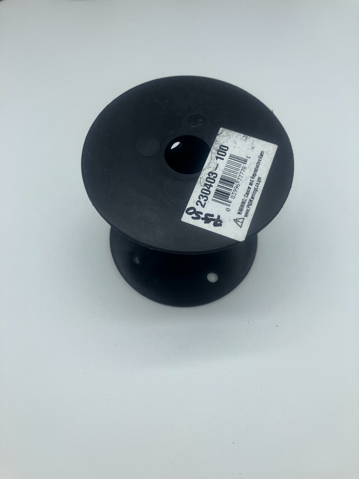 10 Empty Plastic Spools, 3.25" Height Originally Used with Primary Wire