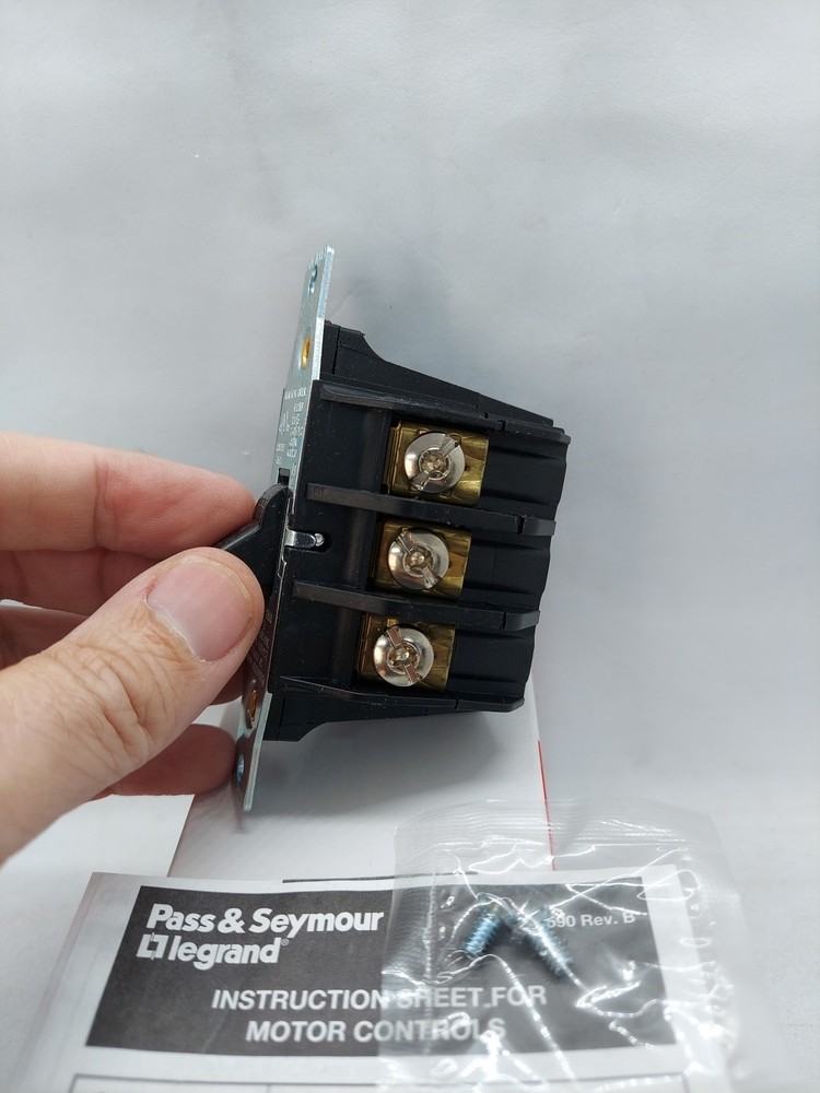 Legrand 7803MD Pass & Seymour Manual Controller Switch, 3-Phase, 3-Pole,