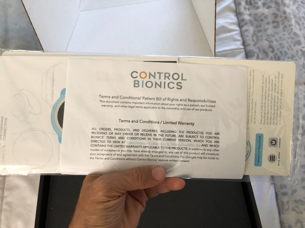 New NeuroNode Trilogy Control Bionics Speech Generation System