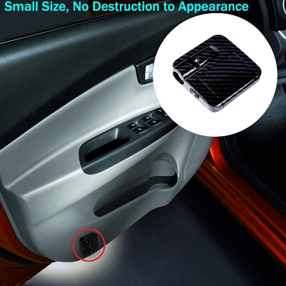 2 Blubs 3D Wireless Ford Ghost Shadow Laser Projector LED Light Courtesy Step