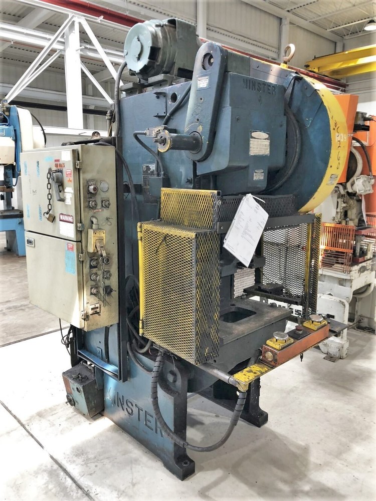 32 Ton Minster #4F • Stamping Press with Variable Speed (65-130 SPM)