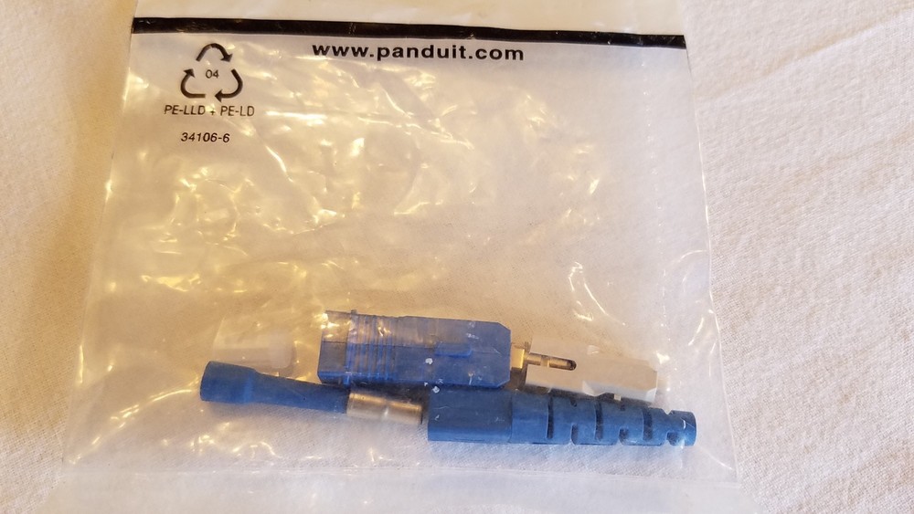 FSCSBU Panduit SC Single-Mode Simplex Connector - Field Polish