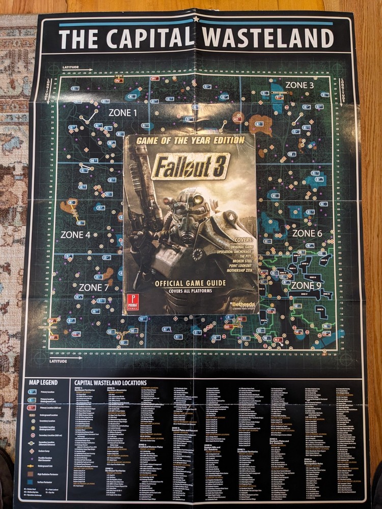 Fallout 3 GOTY Guide with JUMBO Map