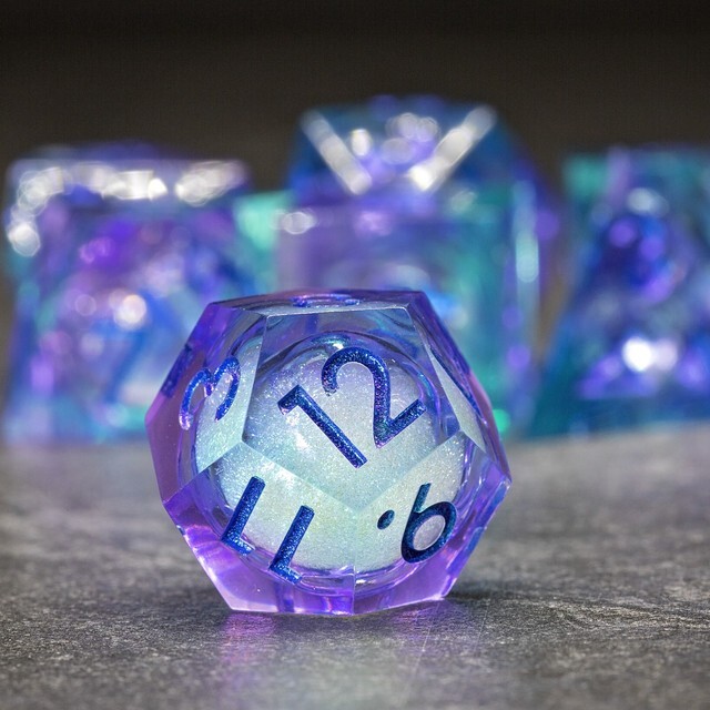 Sage's Lovers Souls Liquid Core Sharp Edge Resin Dice Set