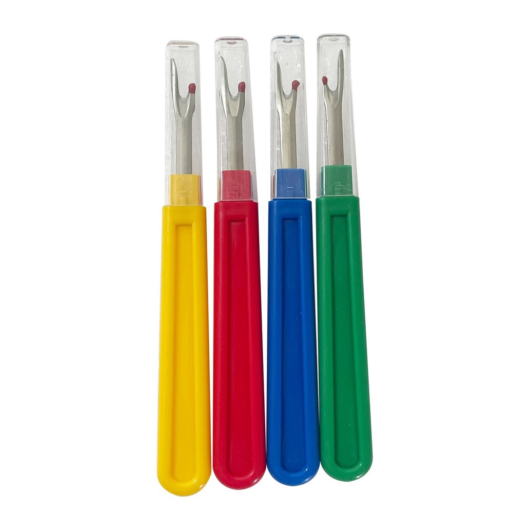 4pcs Handle Seam Rippers Thread Remover Tool Clothes Stitching Thread Unpicker