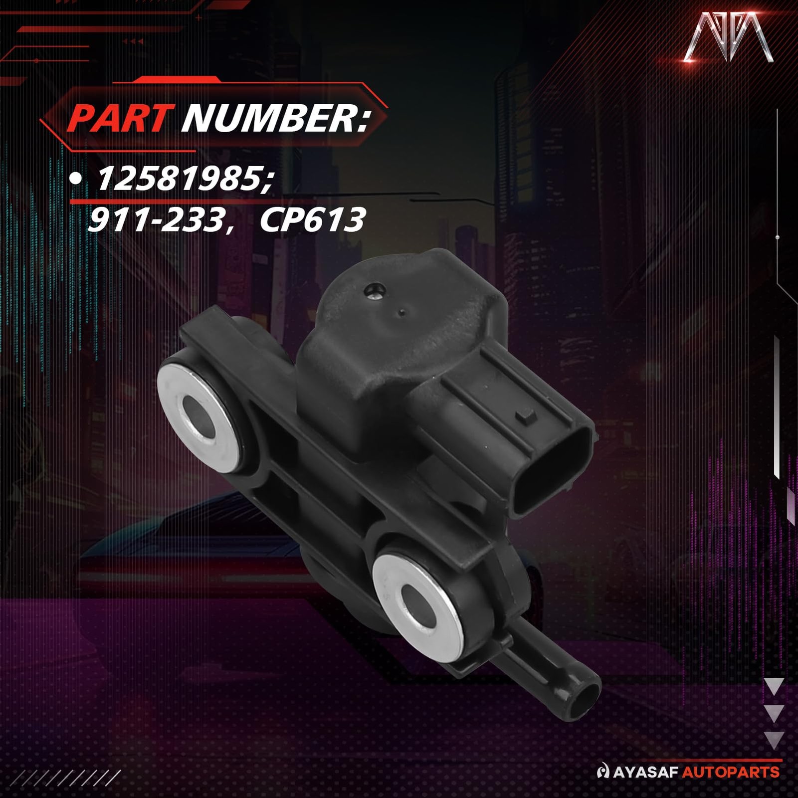 MAYASAF 911-233 Vapor Canister Purge Solenoid Valve fits for NPT, 2 ports