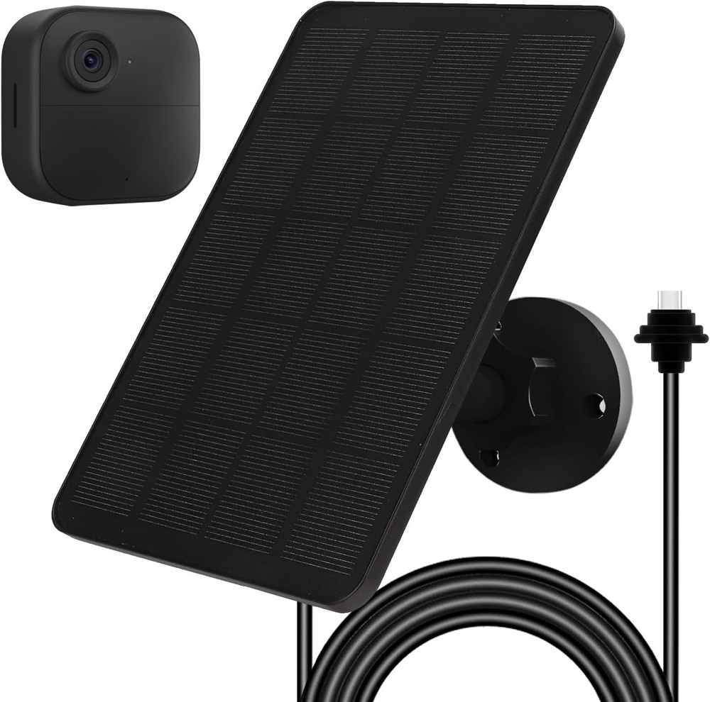 Solar Panel for Blink Camera, Solar Panel 4W Compatible with Blink for blink 4