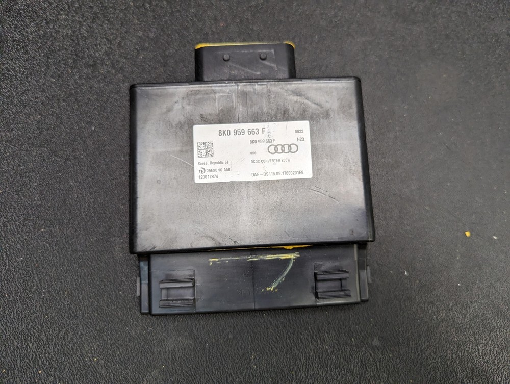 Voltage Converter Control Module 2018 Audi A6 8K0959663F