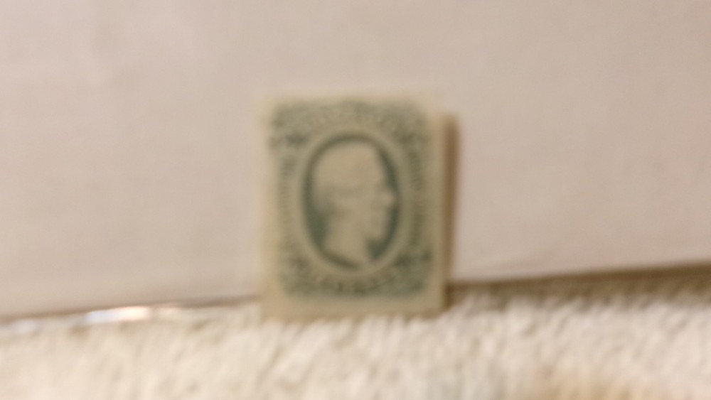 Authentic Confederate States #12 10 Cents JEFFERSON DAVIS CONFEDERATE ISSUE