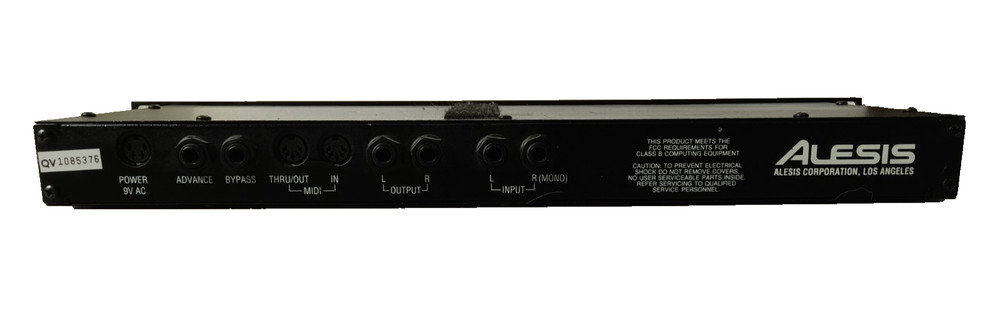 Alesis Quadraverb 20K Bandwidth Simultaneous Digital Effects Processor Rack