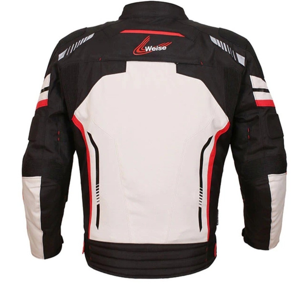 Weise Vertex Waterproof Textile Motorcycle Jacket Stone Size Medium