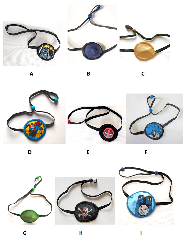 Custom Eye Patches Adjustable for Dog /Cat/ All Black