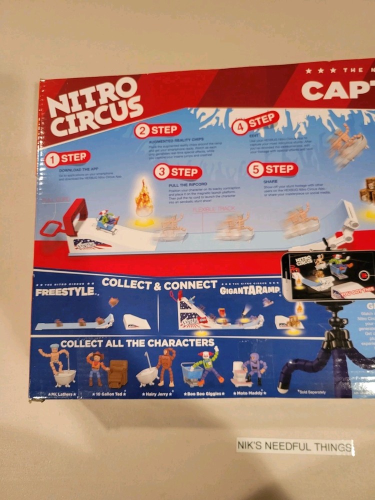 Hexbug: Nitro Circus Capture It Stunt Toy Augmented Reality Character Set (NISB)
