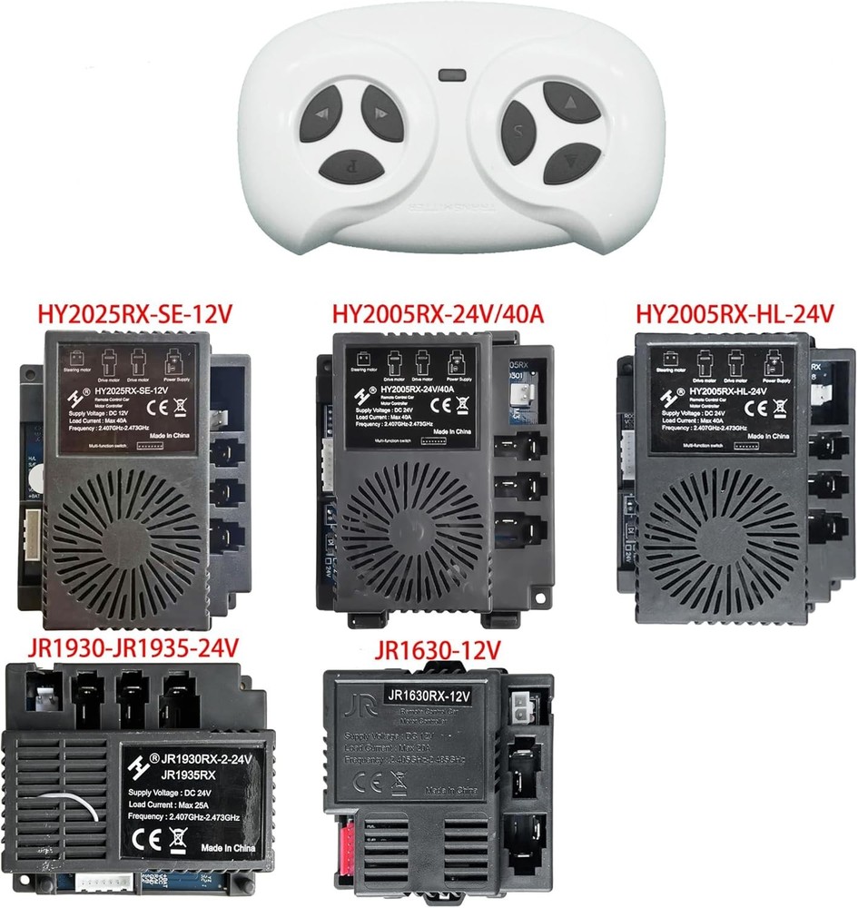 JR1602FCC 2.4Ghz Bluetooth Remote Control for Power Wheels,Remote Transmitter Co