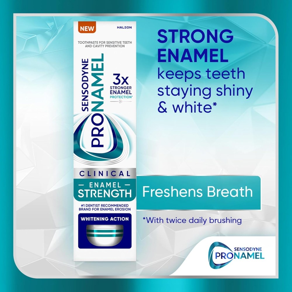 Enamel Strengthening Toothpaste Whitening Sensitive Teeth 3 Pack