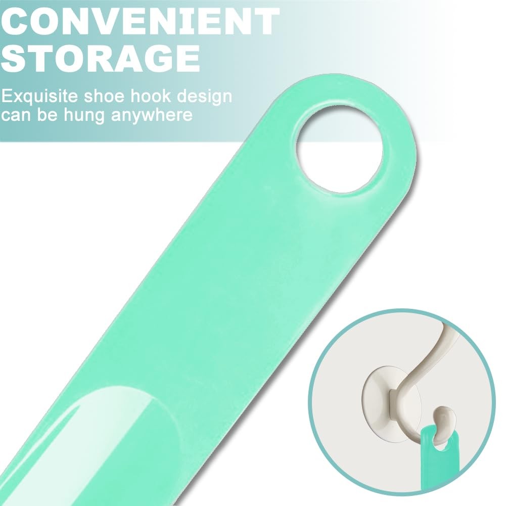 KHUYIO Shoe Horn 3Pack - Durable Horns for Men, Women, 7.5 Inches, White