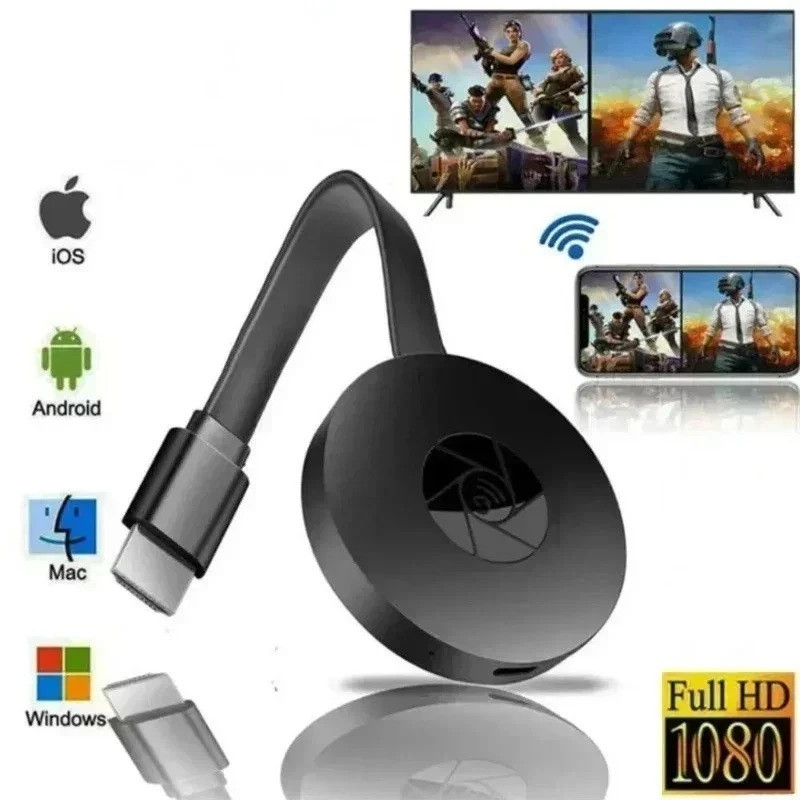 For Chromecast Google Wireless HDMI-Compatible HD Display Media Streaming Video