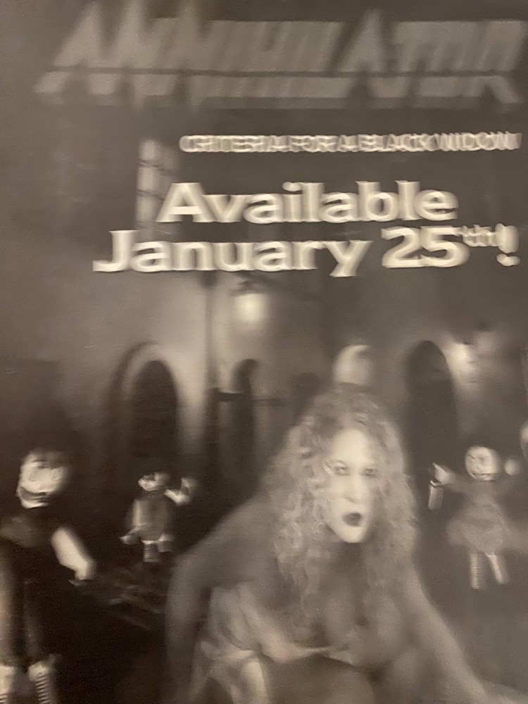 Annihilator, Criteria for a Black Widow, Full Page Vintage Promotional Ad