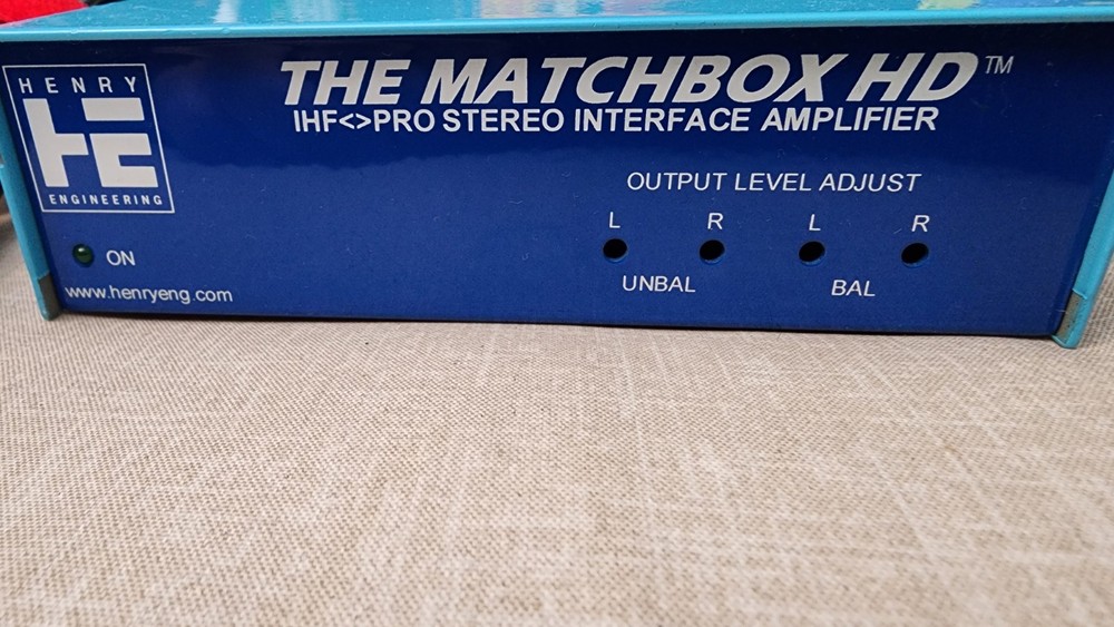 Henry Engineering The Matchbox HD IHF Pro Stereo Interface Amplifier