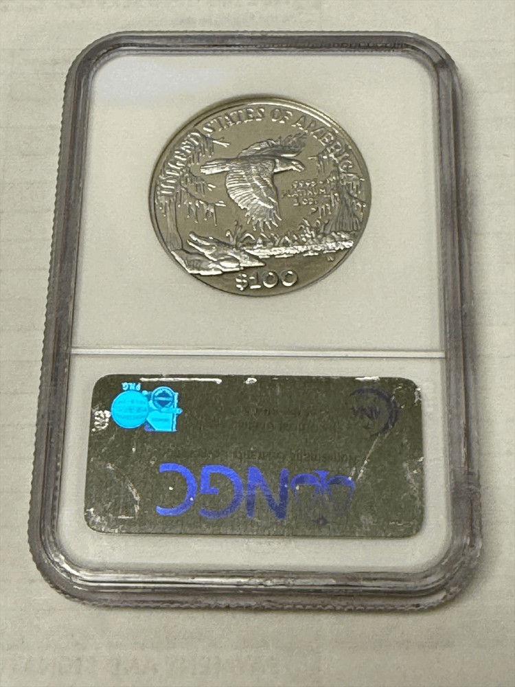 1999 $100 Proof Platinum Eagle NGC PF 70