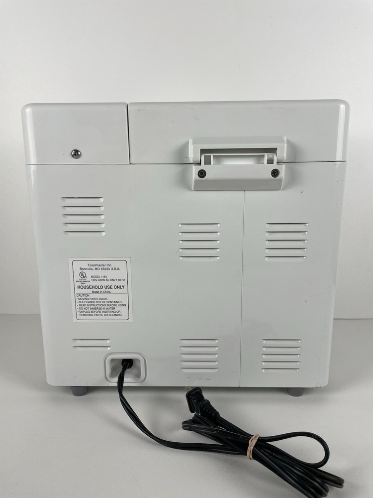 Toastmaster Bread Box Automatic Bread, Dough Maker 2 Lb Model 1154 Tested WORKS