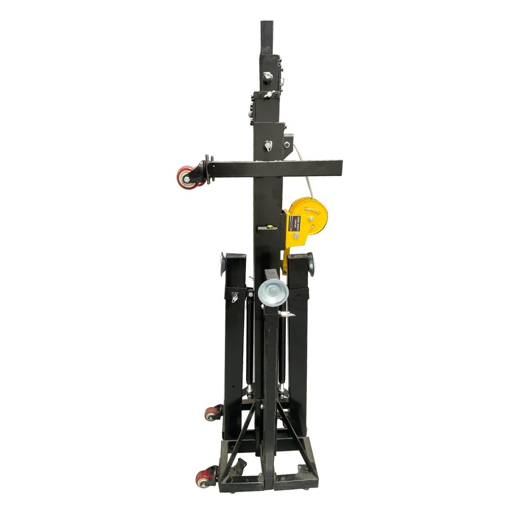 2Pcs 19Ft Stage Lighting Lifting Adjustable Height Iron Crank Stand w/ Outrigger