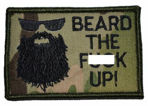 Beard the F*** Up - 2x3 Patch