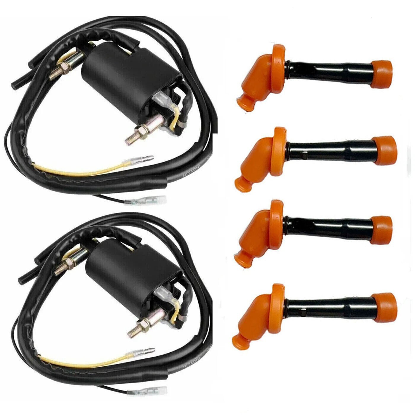 2 IGNITION COILS  FOR SUZUKI KATANA 600 750 GSX600 750F 1988-2006