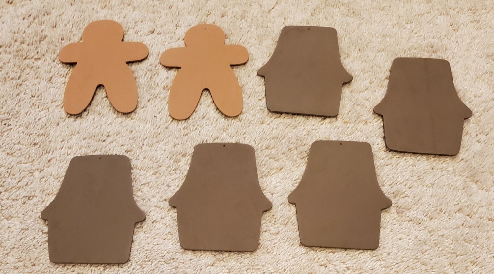 Gingerbread and house craft foam