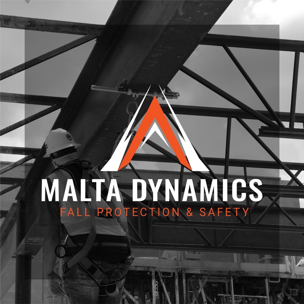 Malta Dynamics 18” D-Ring Extender with Snap Hook for Fall Protection and Roo...