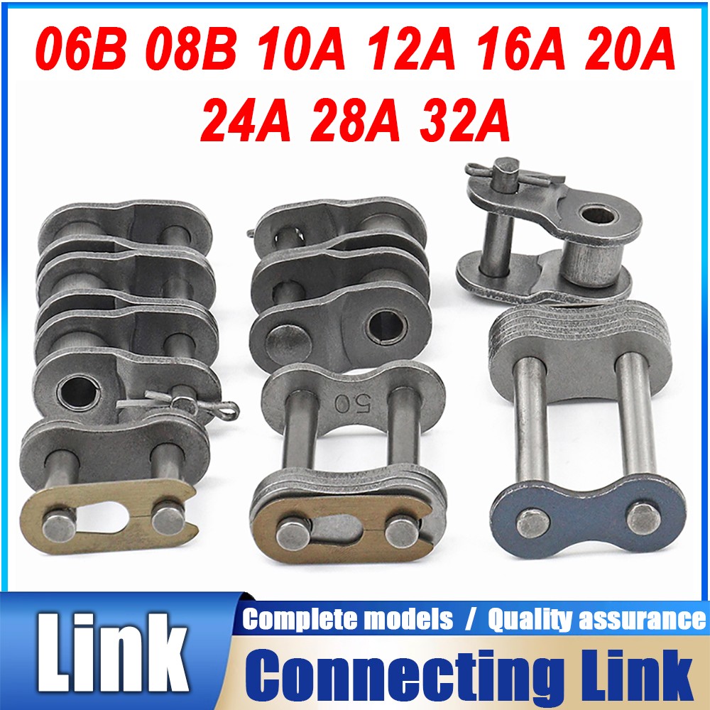 Double Roller Duplex Chain Offset Connecting Link Full/Half Link 06B 08B 10A-32A
