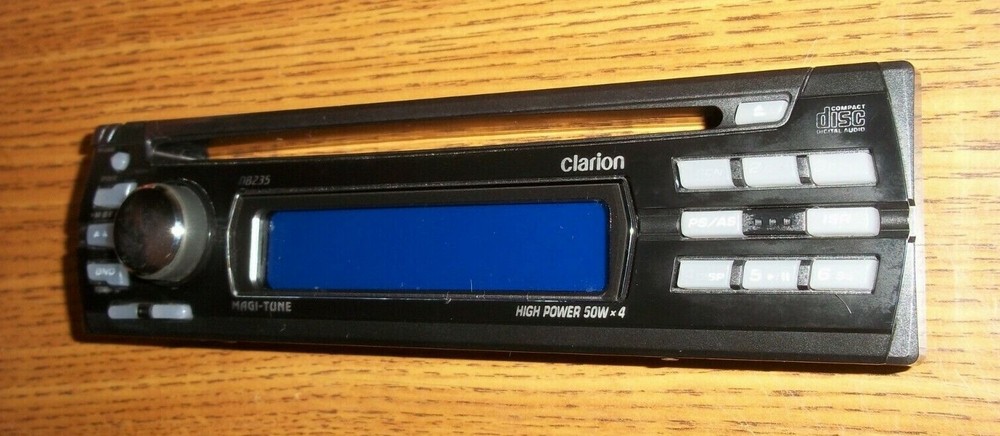 Clarion DB235 CD Car Stereo Receiver Unit - REPLACEMENT FACEPLATE ONLY Untested