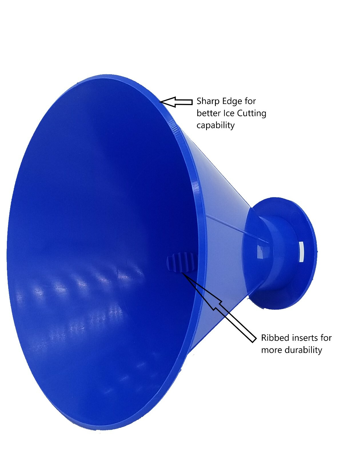 The Original Scraper Cone Ice Scraper With the Twist & Lock Cap Made In The USA