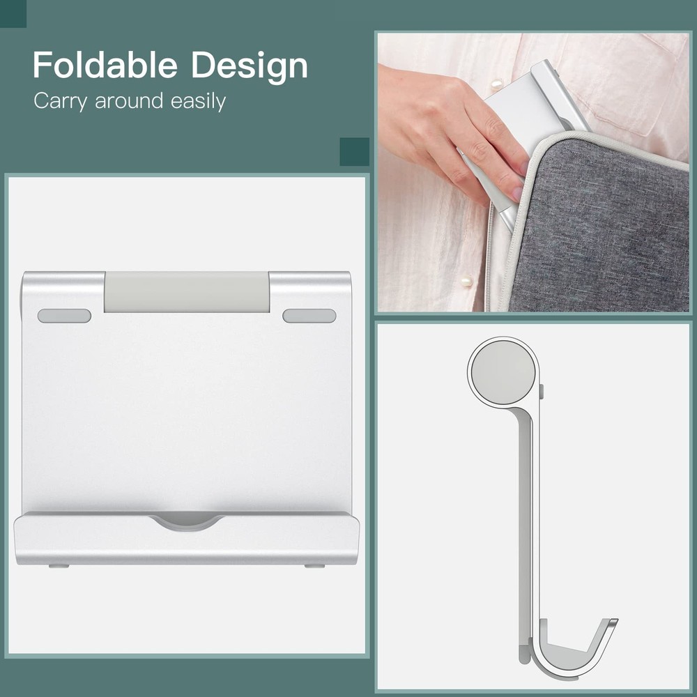 Tablet Stand Adjustable, Tablet Holder for 4 - 13 Inch Tablet