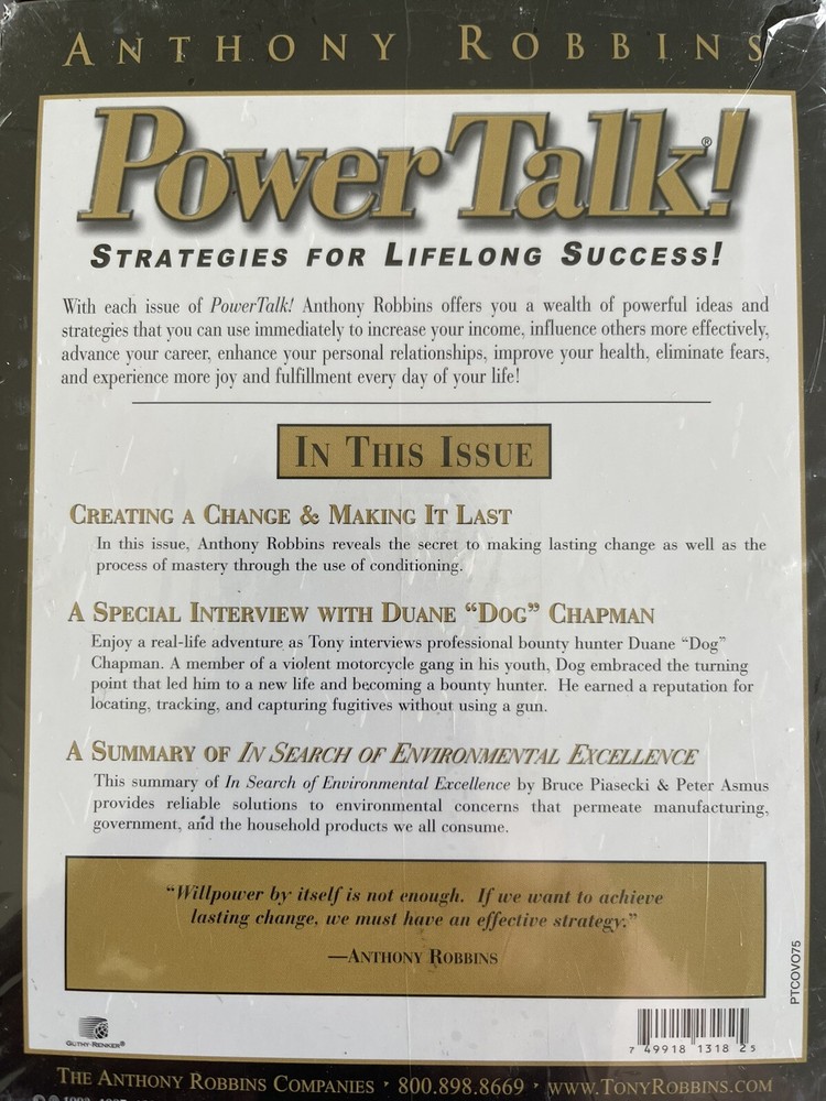 Anthony Robbins - Power Talk! - Complete Set (12) - Sealed