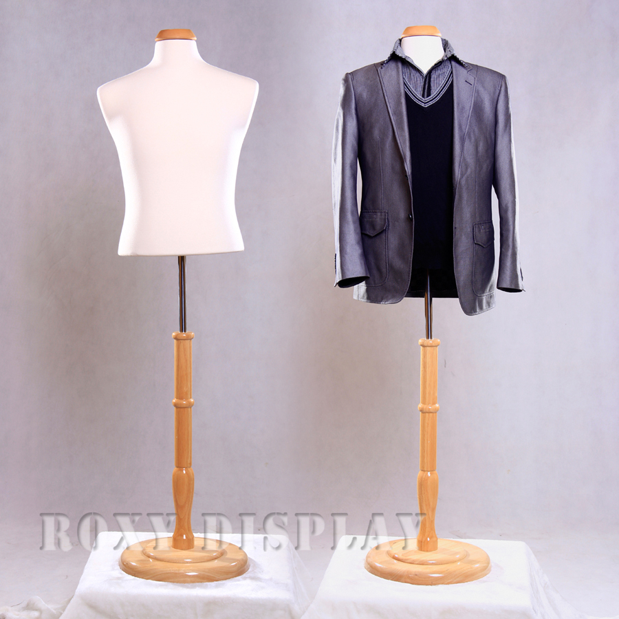 Male Mannequin Manequin Manikin Dress Form #JF-MBSW+BS-R01N