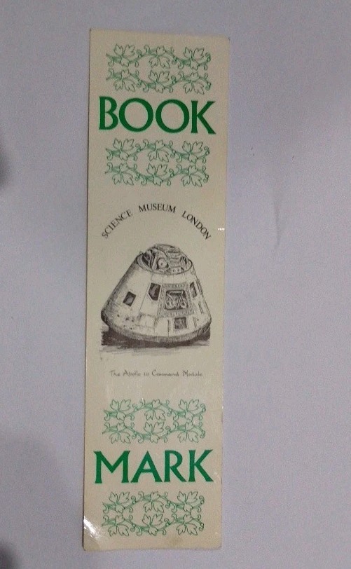 Retro Science Museum Apollo 10 Command Module Card Bookmark